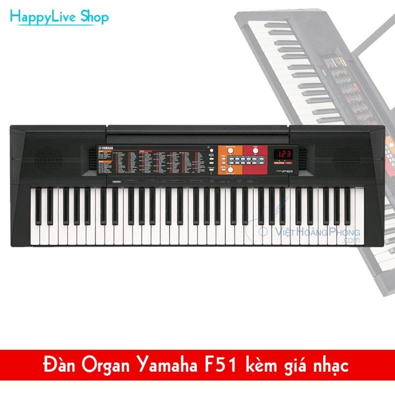 Đàn Organ Yamaha PSR- F51 mới nguyên thùng - Organ cho người mới học - HappyLive Shop