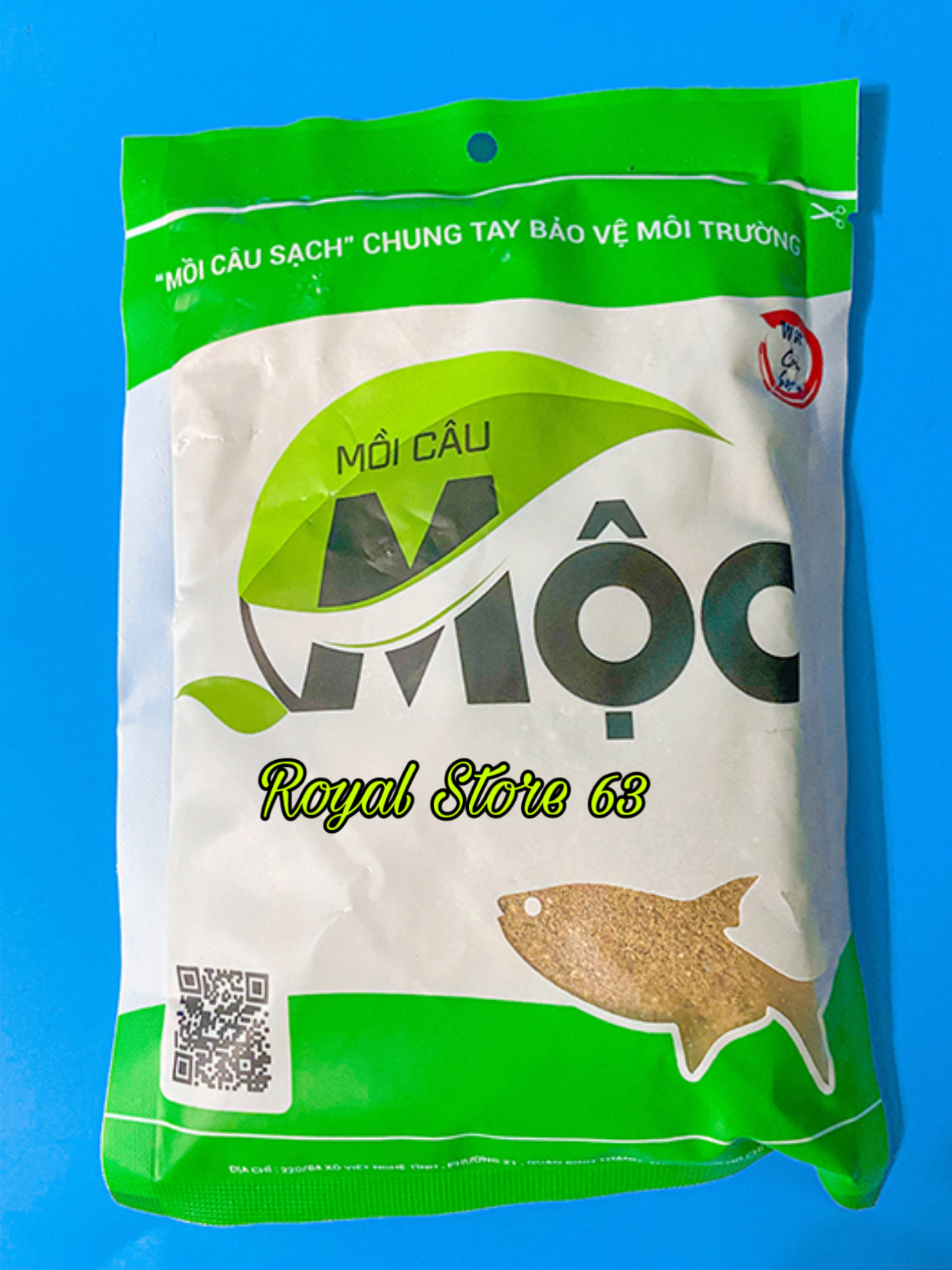 Mồi cám câu cá mộc xanh lá, cá rô phi, điêu hồng, chép