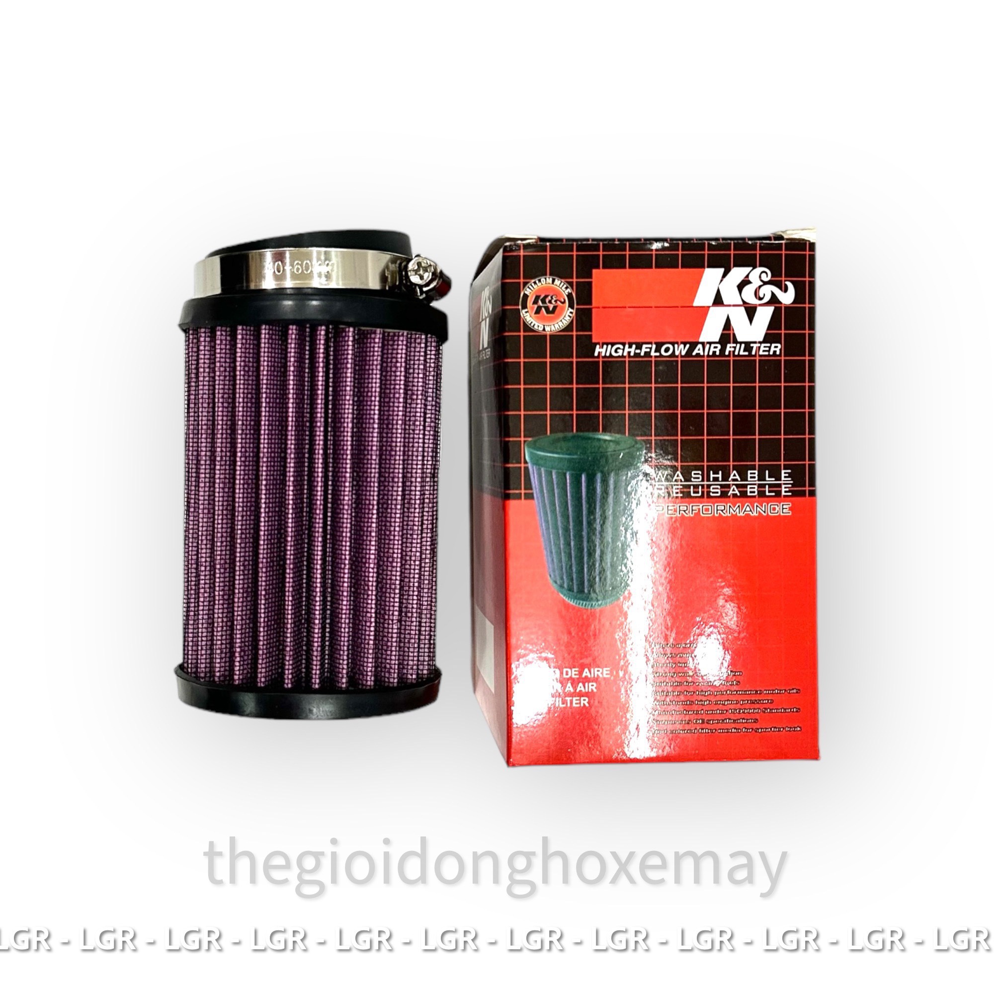 Lọc Gió Trụ KN Lắp Mọi Loại Xe Số
