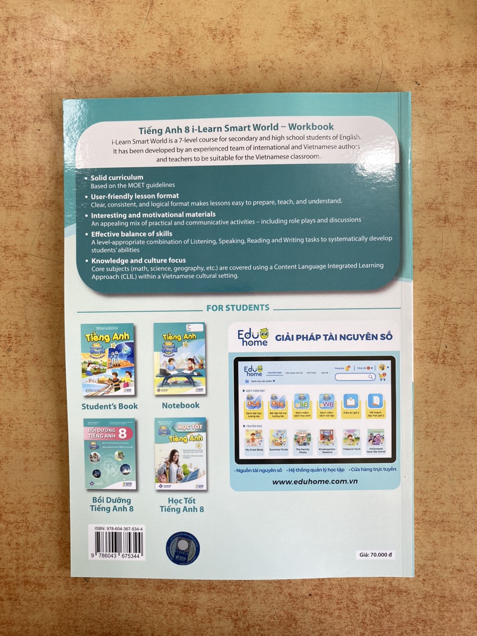 Tiếng Anh 8 I-Learn Smart World ( BT )
