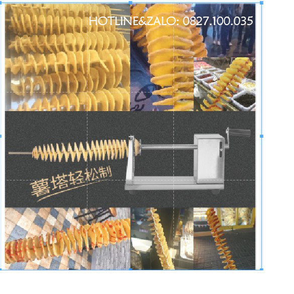 Máy cắt khoai tây lốc xoáy