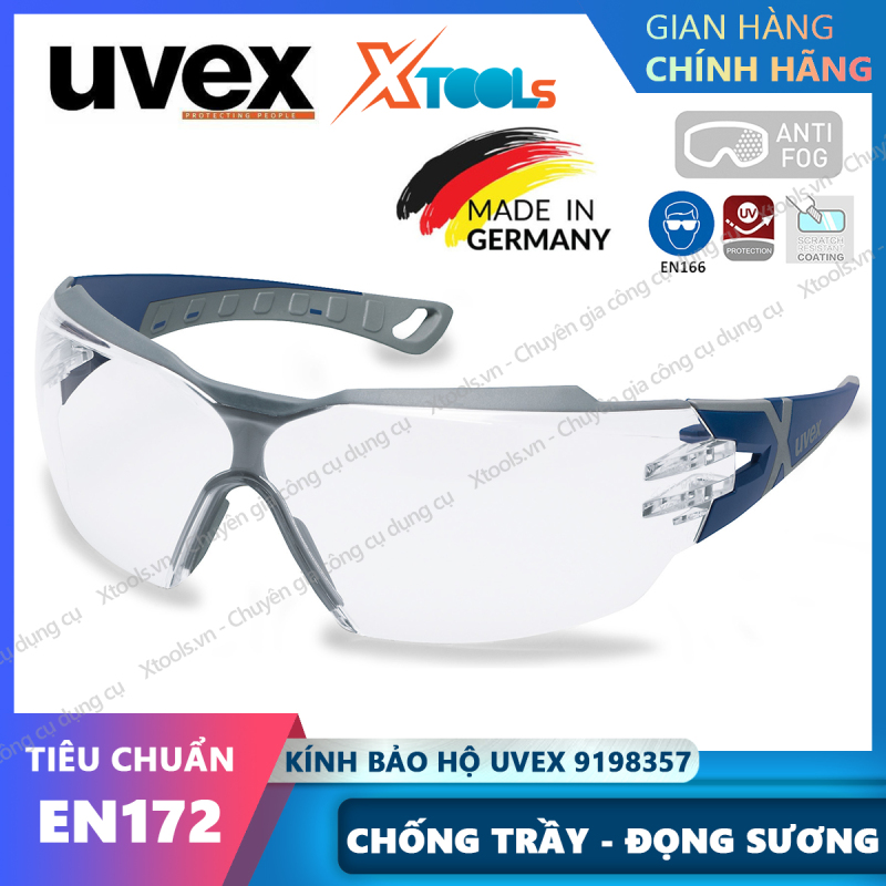 Bảng giá Kính bảo hộ UVEX PHEOS CX2 9198257 kính chống bụi, chống hơi nước trầy xước vượt trội, ngăn chặn tia UV, mắt kính đi xe [XTOOLs][XSAFE]