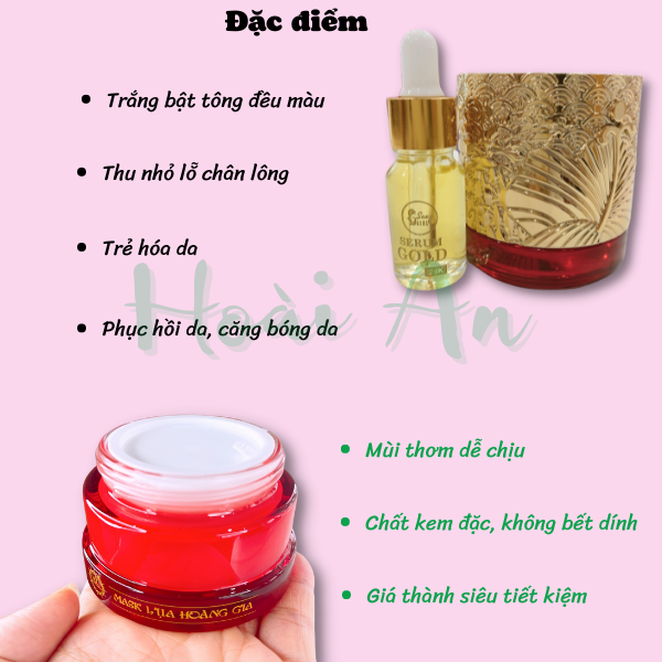 Bộ Cấy trắng lụa Hoàng Gia | Cấy trắng da mặt