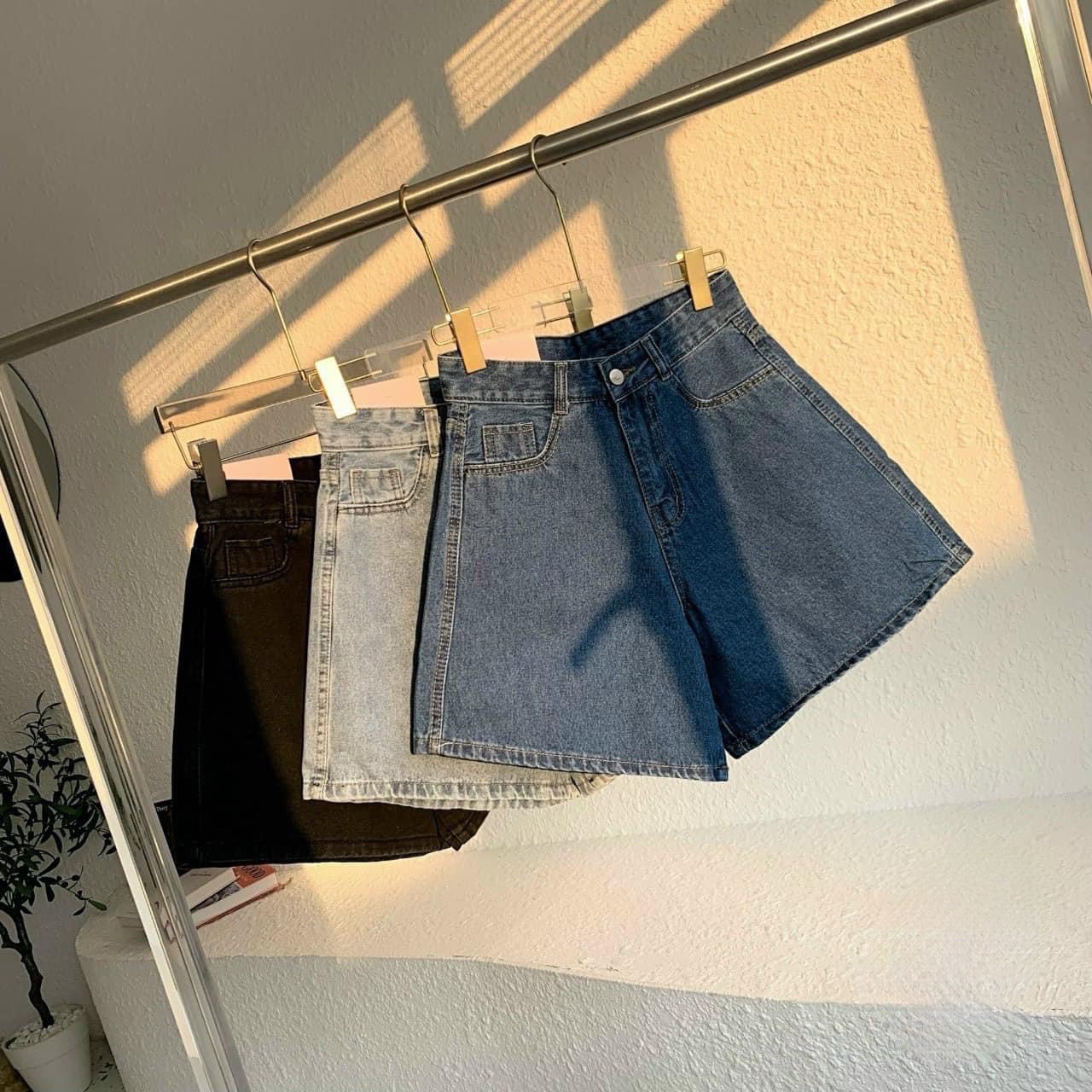 Quần Short Jean Nữ Ngố Cao Cấp