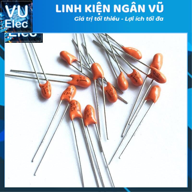 Tụ Tantalum 104,105, 22P (Tụ Sứ Vàng)