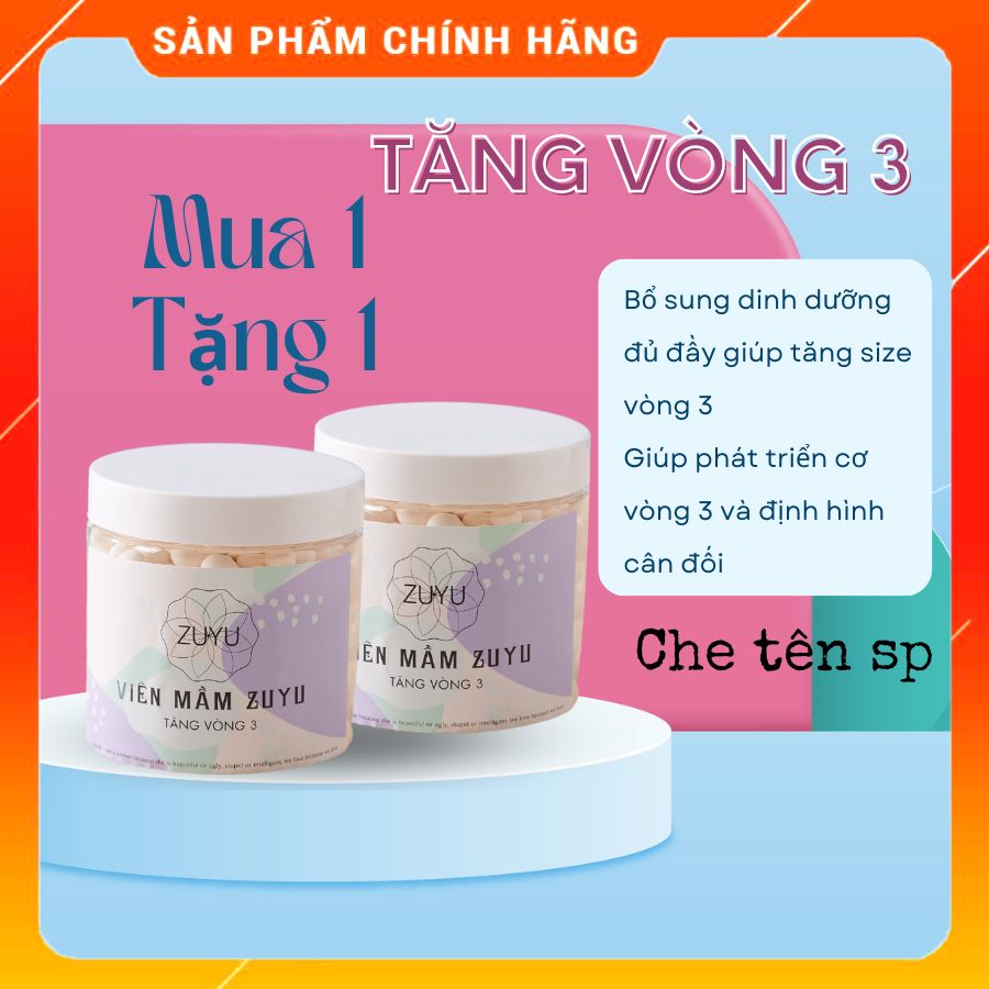 {Che tên sp}Viên Mầm ZuYu Tăng Vòng 3 [Mua 1 tặng 1 + TẶNG THƯỚC DÂY ĐO]