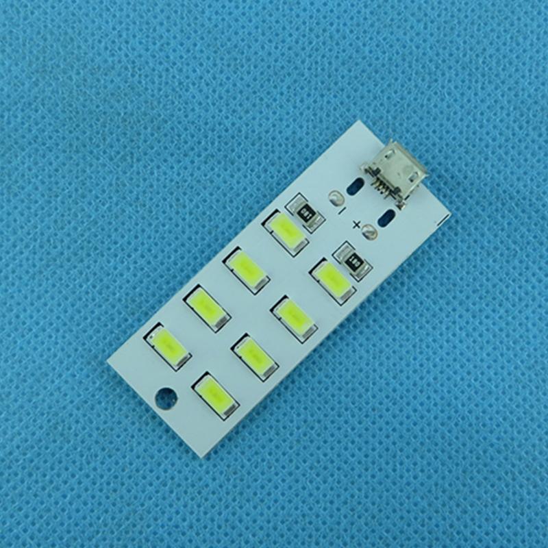 Module 8 bóng LED siêu sáng nguồn micro USB- Linhkiendientusv.vn