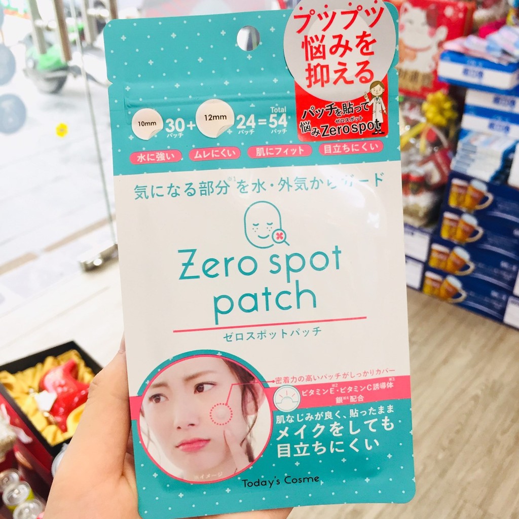 Miếng Dán Mụn Zero Spot Patch Nhật Bản 54 Miếng
