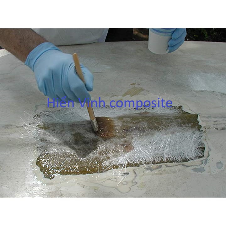Keo composite (nhựa polyester) - 1 kg + 12 cc xúc tác