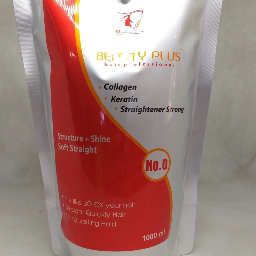 Kem duỗi tóc beauty plus 1000ml - bước số 1