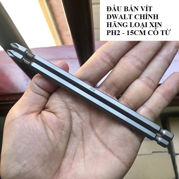 Mũi vít dewalt tem đen chính hãng ph2-15mm