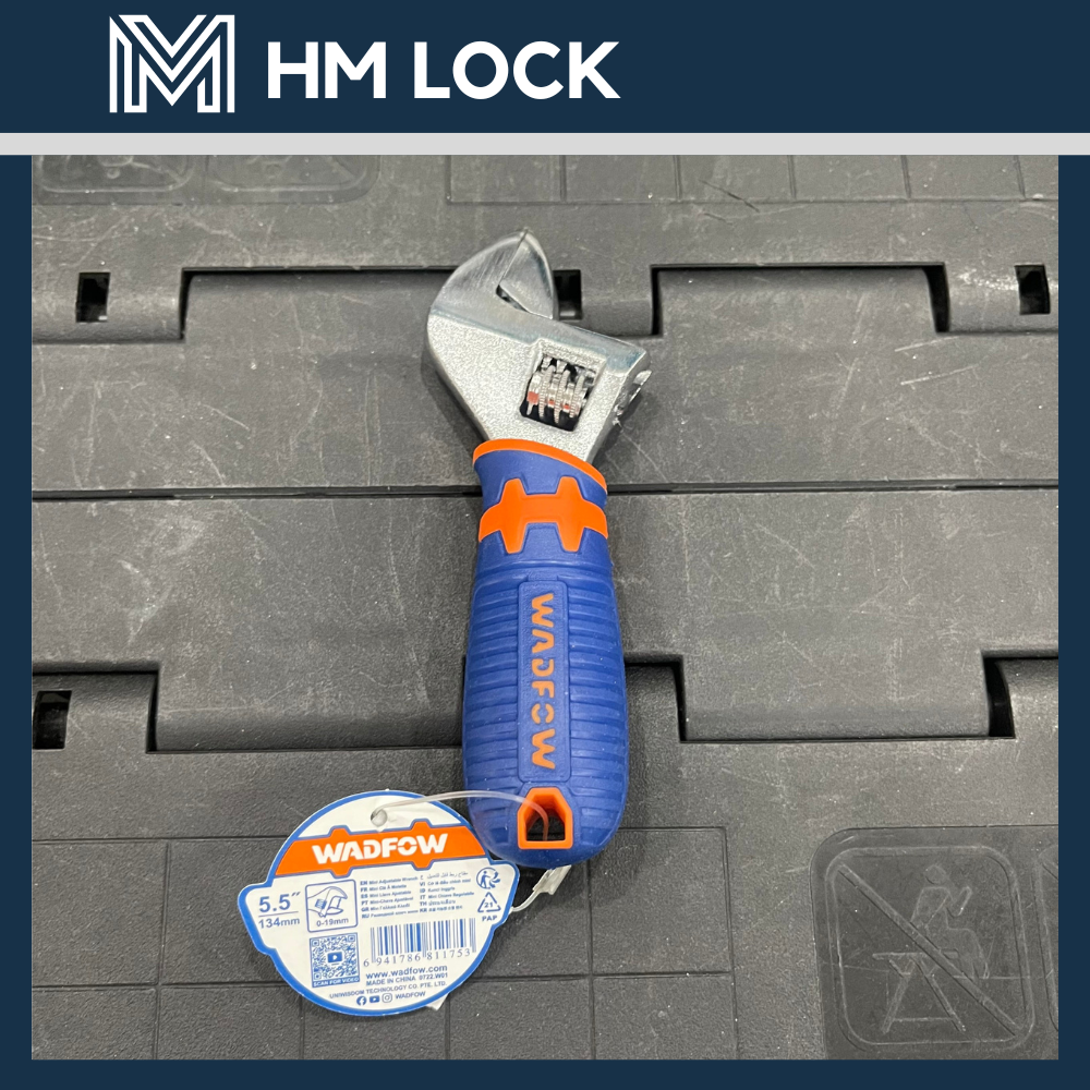 Mỏ lết 5.5 inch wadfow - hàng chính hãng - waw3106 - hm lock
