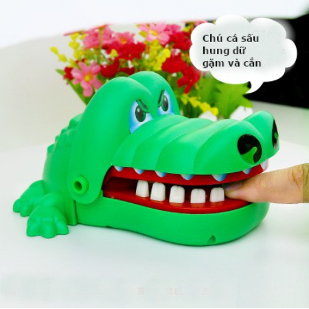 Đồ chơi Cá sấu cắn tay loại to