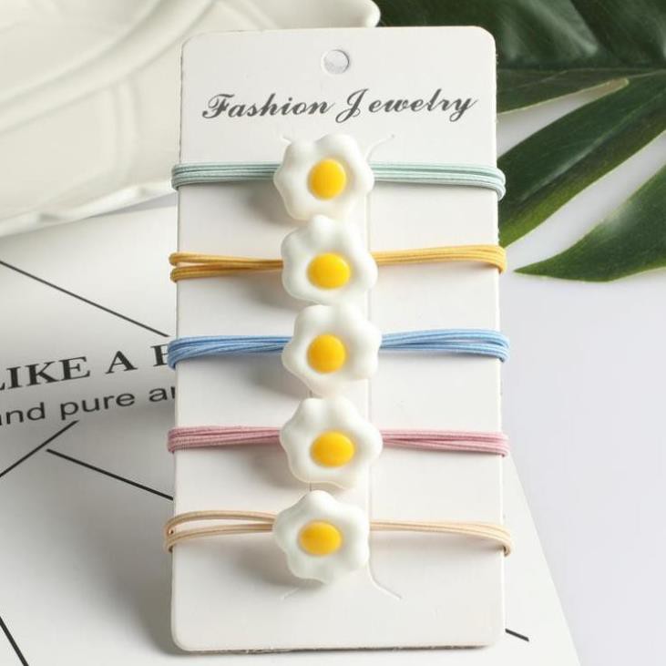 Chun Buộc Tóc Trứng Opla Độc Đáo Cute