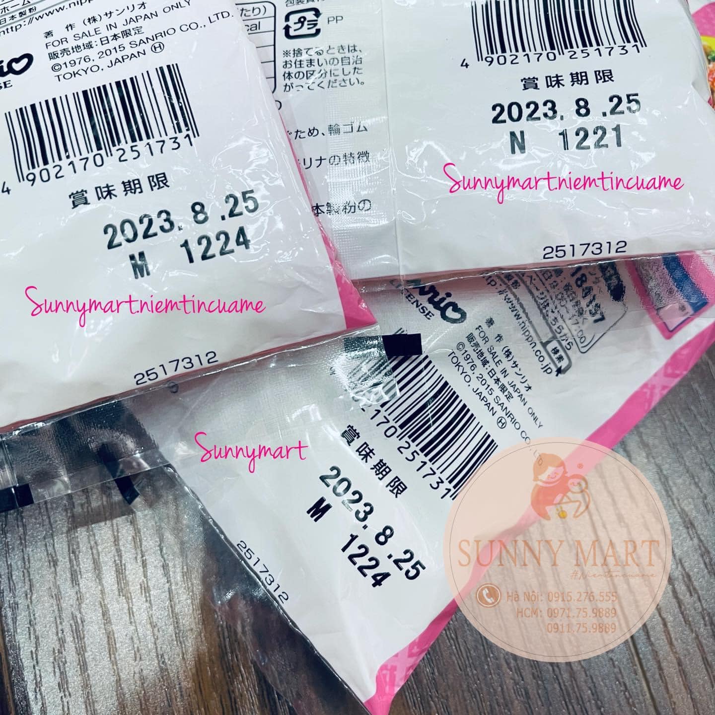 Mì Nui Hello Kitty Nhật Bản cho bé ăn dặm - 150g