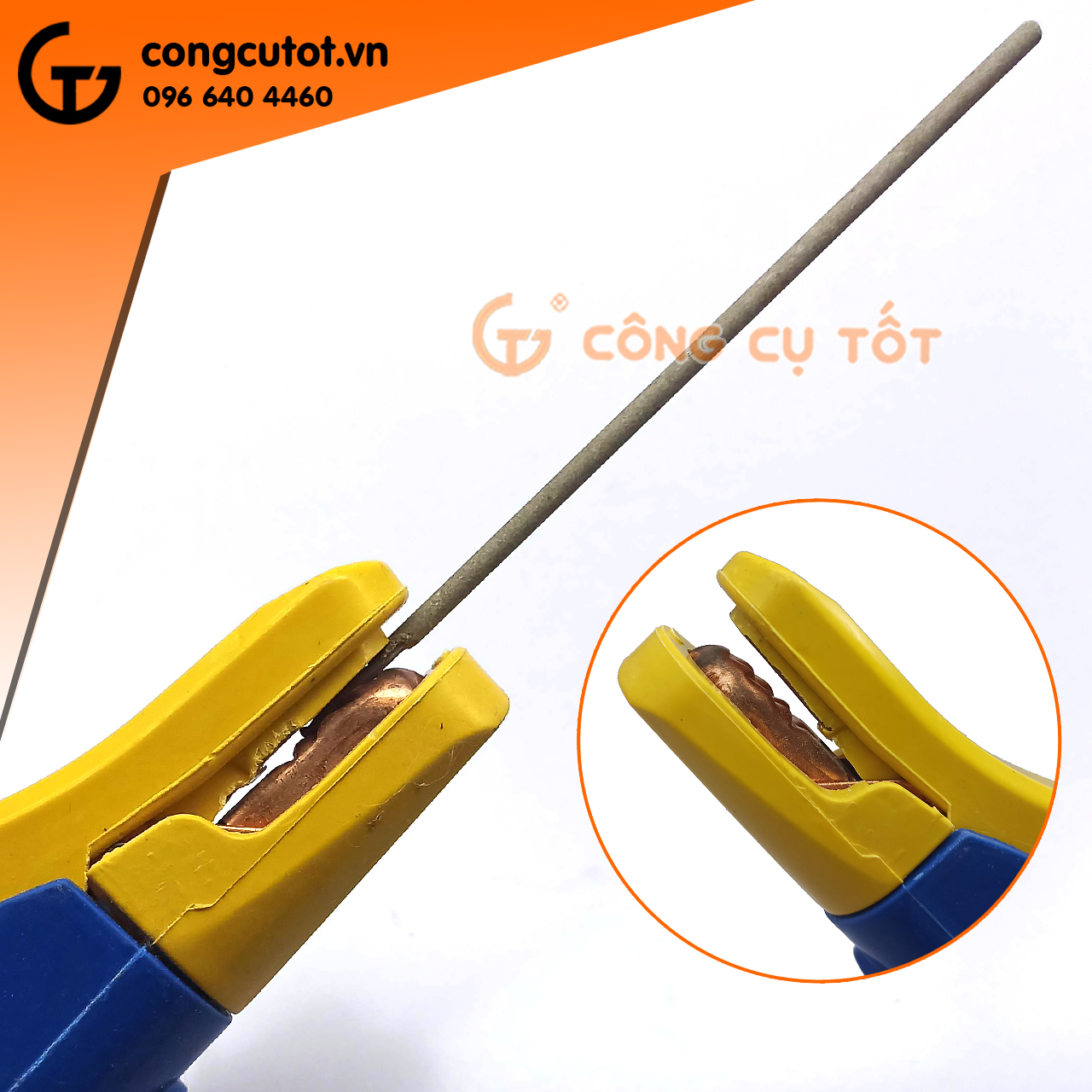 Kìm hàn - kẹp que hàn 500A cán nhựa LS