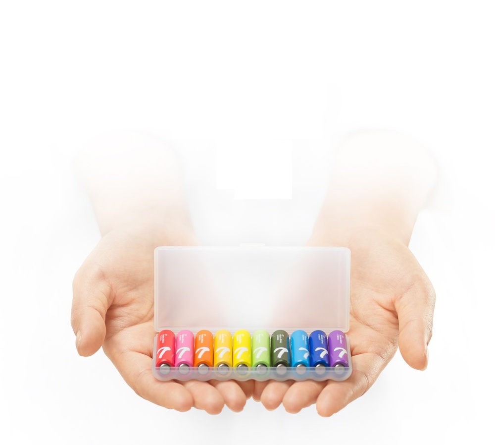 Hộp 10 pin tiểu AAA số 7, AA số 5 Xiaomi Rainbow