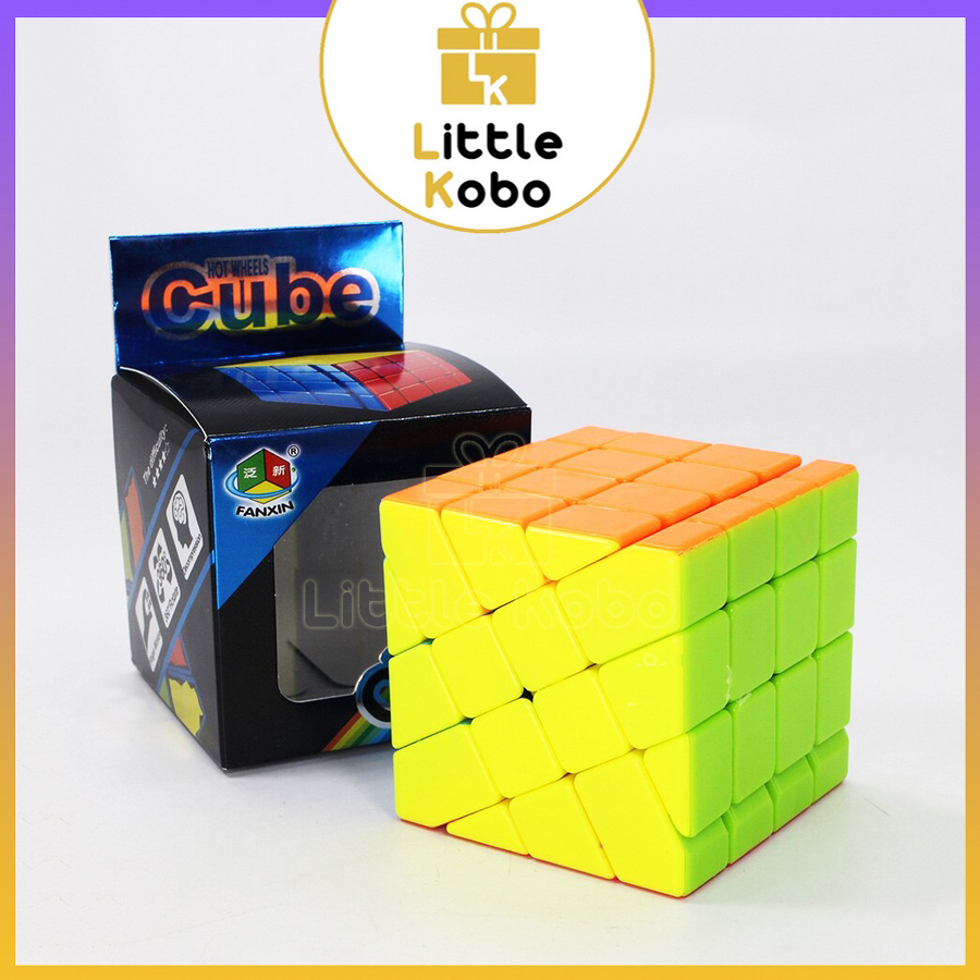 Rubik FanXin Windmill 4x4 Cube Rubic Biến Thể 4 Tầng Stickerless Cối Xay Gió Đồ Chơi Trí Tuệ Trẻ Em Phát Triển Tư Duy