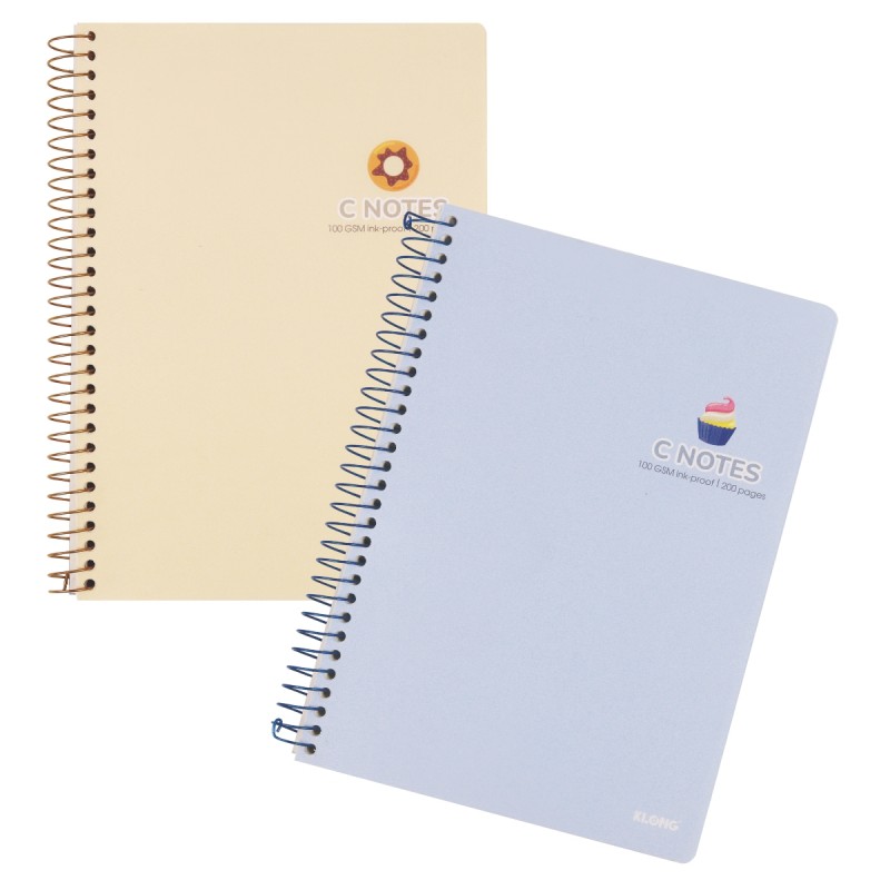 Sổ lò xo 200tr B5 C note Klong 588 #caro #dotgrid