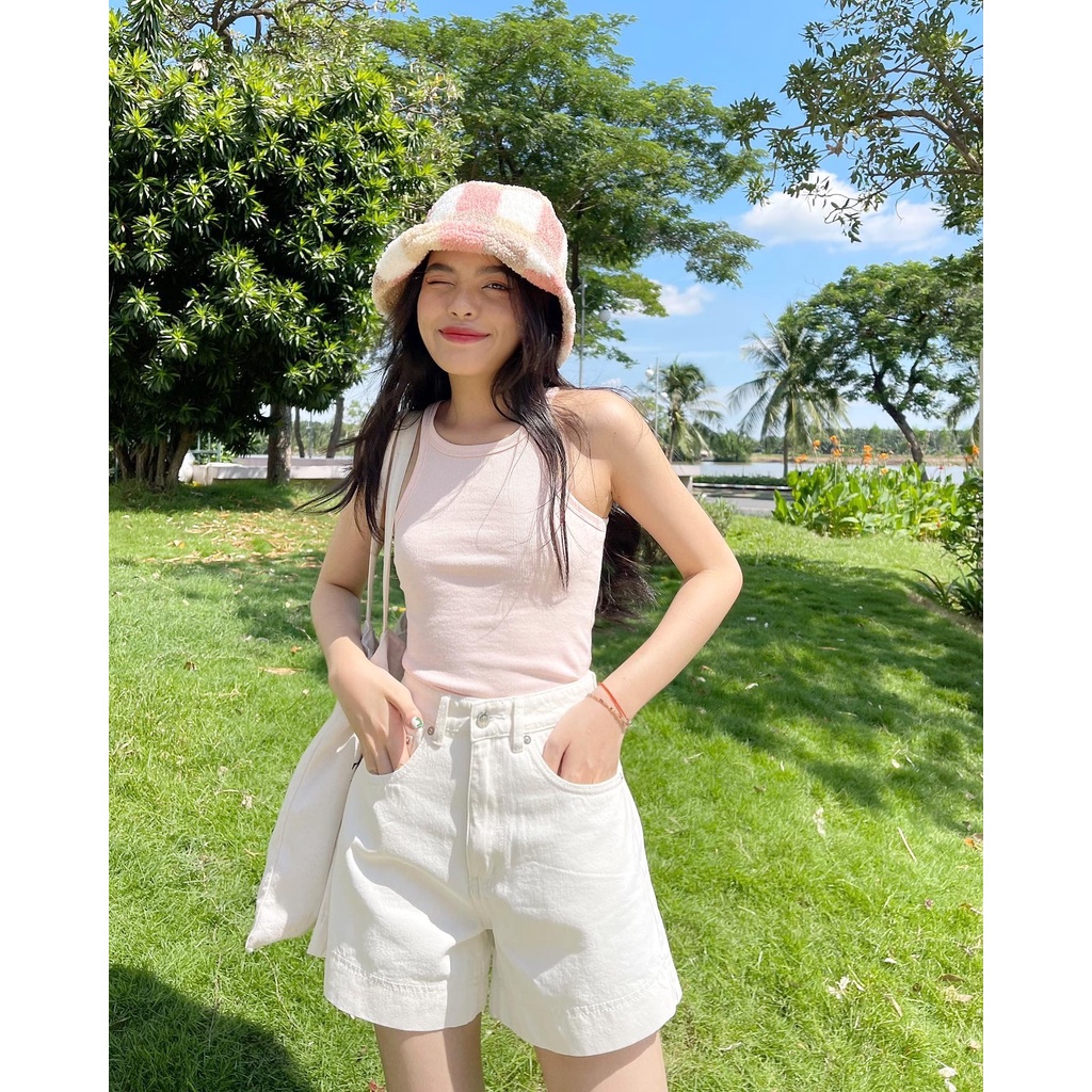 KIDO Quần shorts jeans dập lai PULL JEAN SHORTS