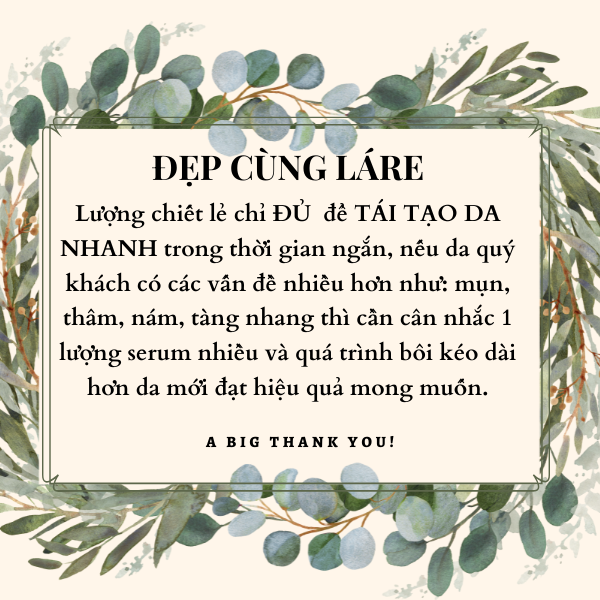 Serum thảo mộc Thanh Dược Lare chiết lẻ 30ml