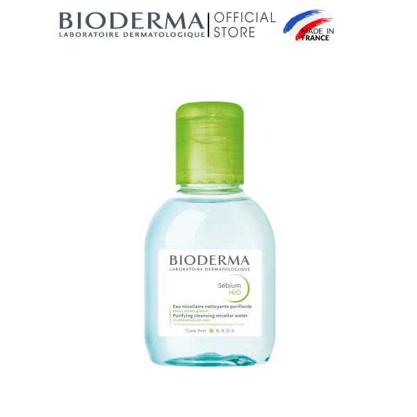 Dung dịch làm sạch và tẩy trang micellar cho da hỗn hợp và da dầu Bioderma Sebium H2O - 100ml nhập khẩu