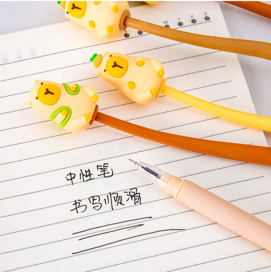 Bút dẻo đầu thú capy bara