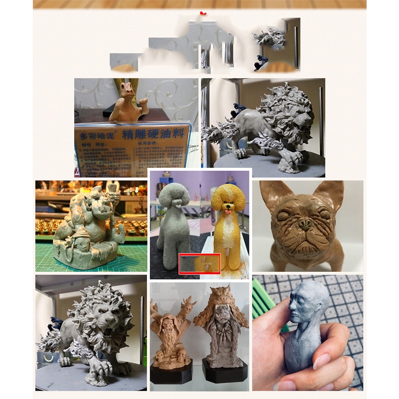 Đất Sét Sáp Dầu (Wax Clay) Gói 200Gr