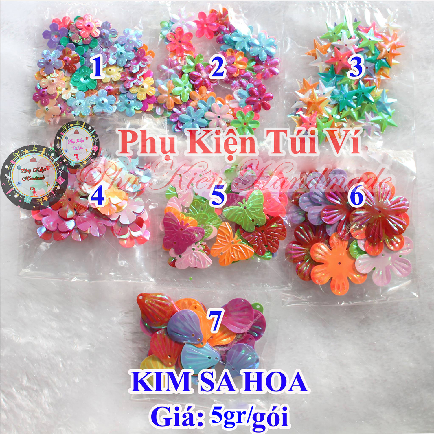 Handmade Flower Sequins (14K/Package)