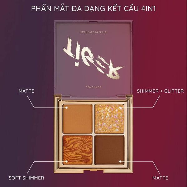 Phấn mắt Lemonade Super Tiger Eyeshadow Mini Palette 8.8g