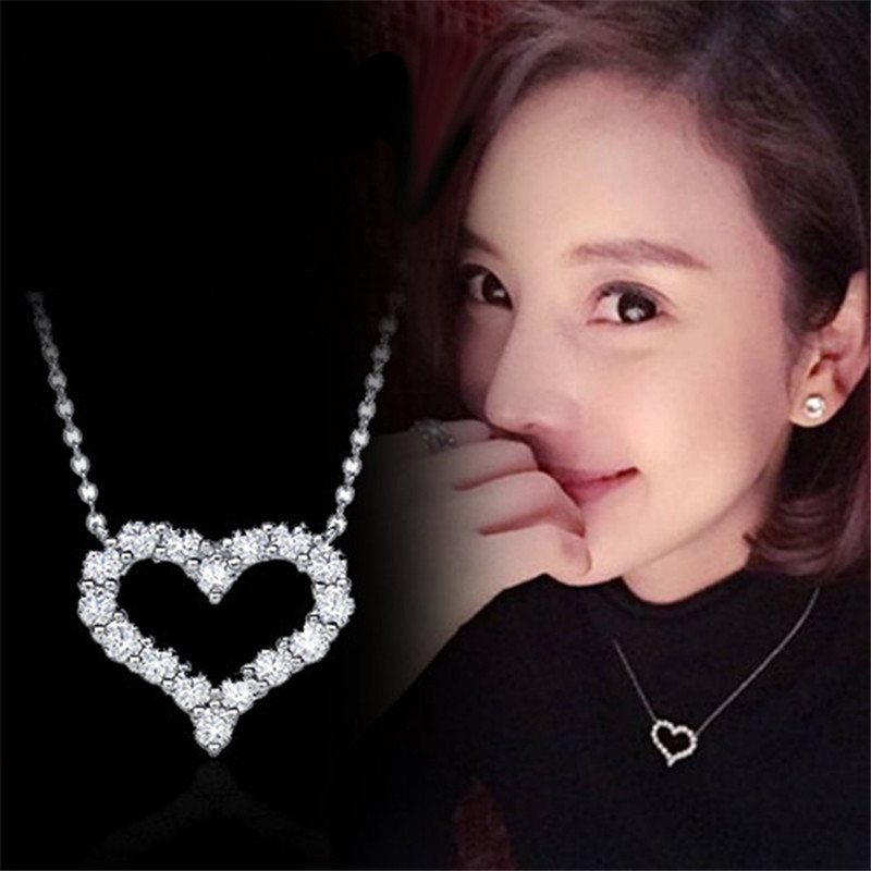 Dây chuyền bạc ý trái tym kc 2023