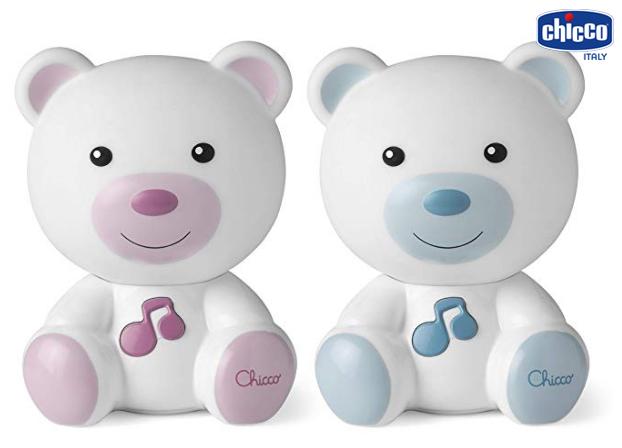 Đèn ngủ phát nhạc gấu Teddy - Xanh Chicco