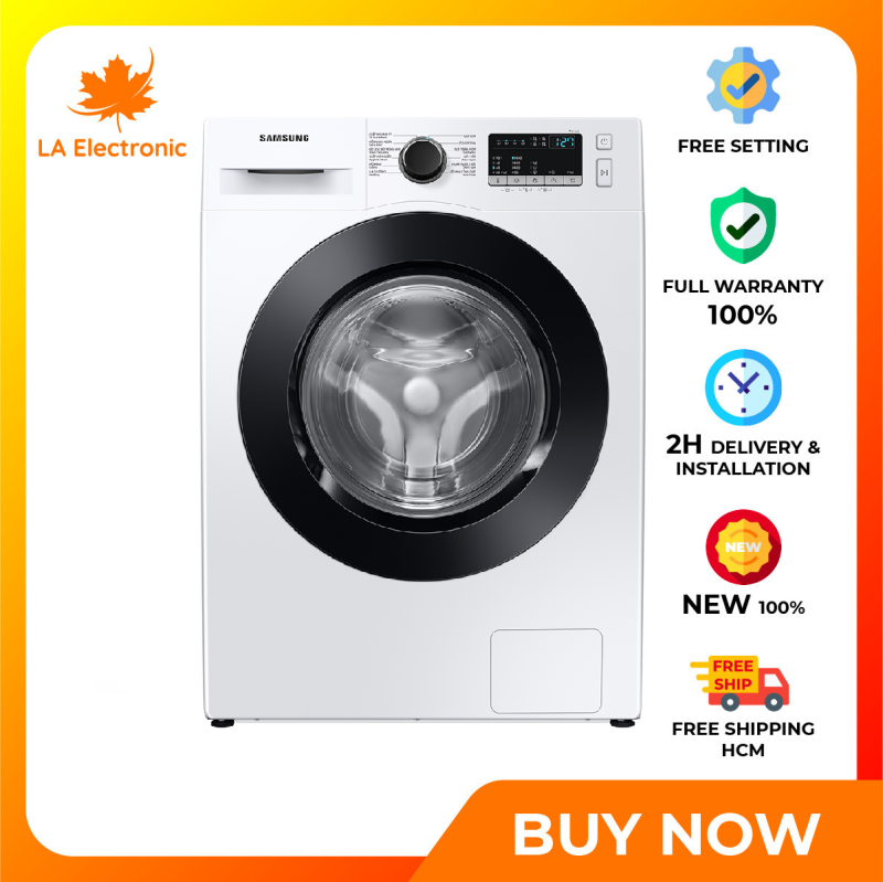 Samsung Inverter Washing Machine 8.5 kg WW85T4040CE/SV - Free shipping HCM - Giặt hơi nước diệt khuẩn Hygiene Steam, Khóa trẻ em, Hẹn Giờ chính hãng