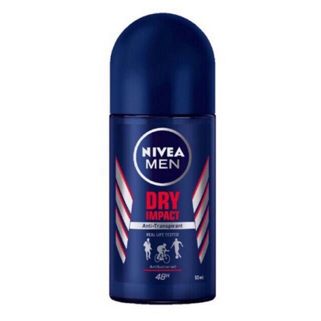 Lăn khử mùi Nivea men khô thoáng 50ml (00288)