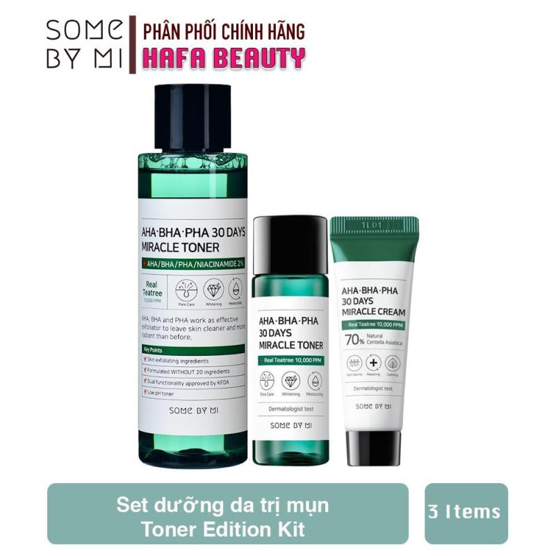 Set Dưỡng Da Làm Giảm Mụn Và Ngăn Ngừa Mụn Some By Mi Toner Edition Kit