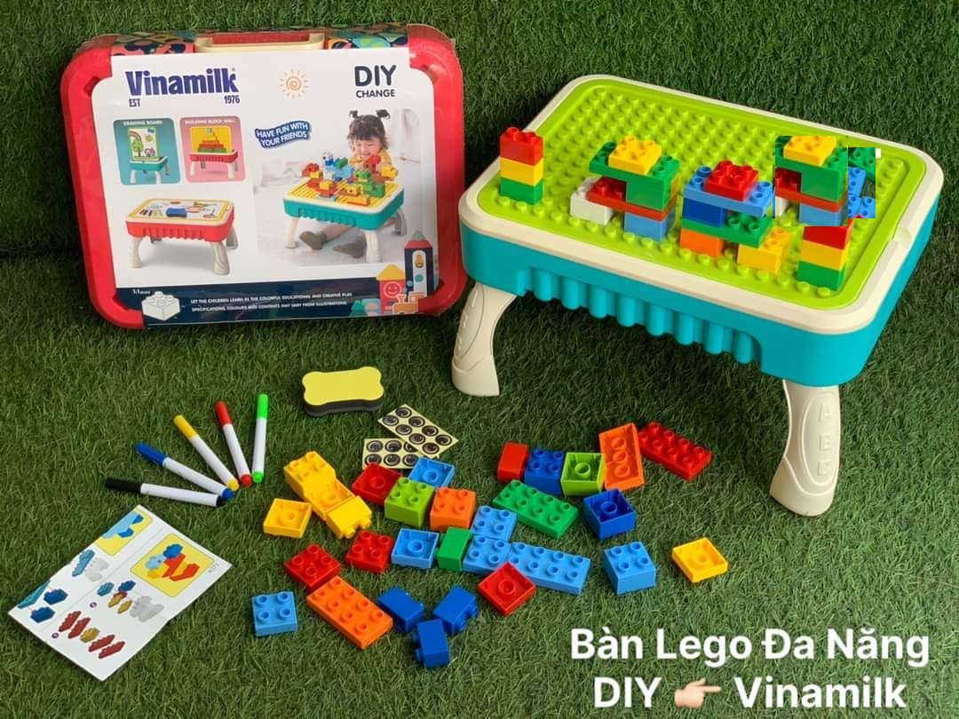 Bộ Bàn Học Lắp Ráp Lego HKM Vinamilk