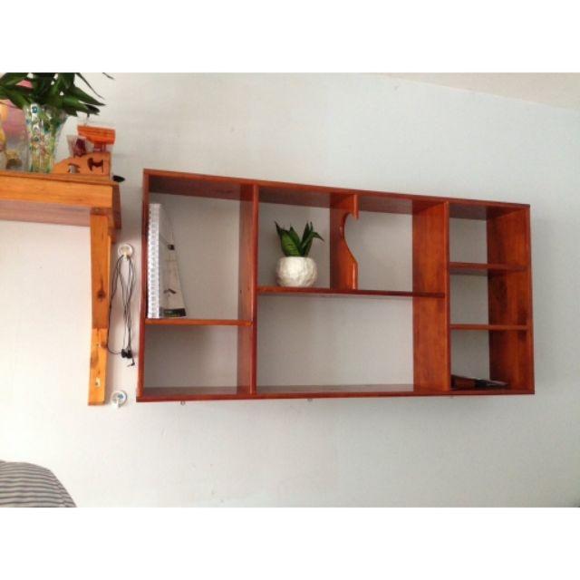 [HCM]Kệ gỗ treo tường 120cm