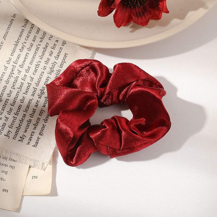 [Free Ship] Cột tóc Vải Scrunchies - dây buộc tóc vải Vintage { Korean HOT trend 2020}