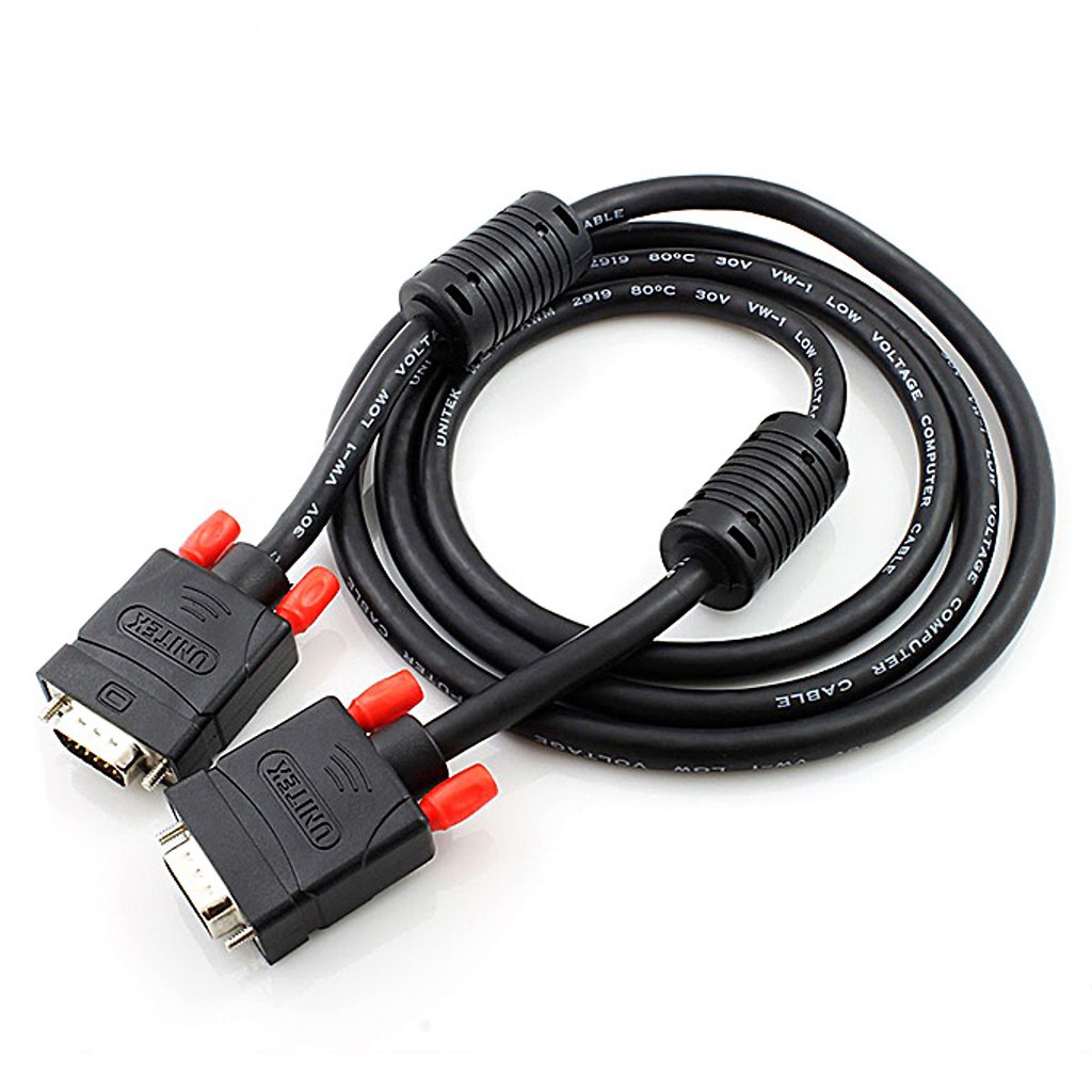 Cáp vga 1.5m unitek 2 đầu đực y-c503a azone.