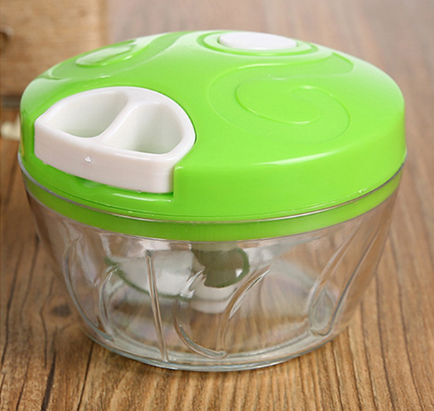 Máy xay hành tỏi bằng tay spin cutter dụng cụ xay nghiền tỏi ớt đa năng
