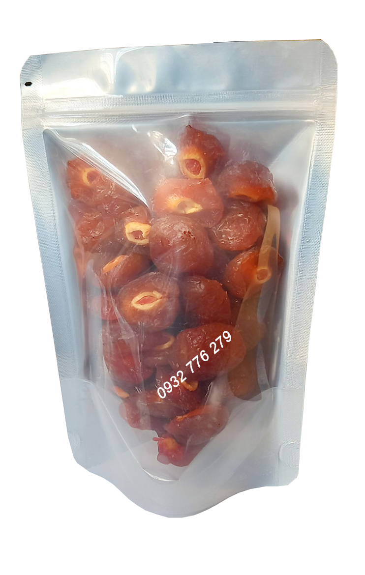 MỨT ĐÀO CHẺ ĐÀ LẠT DẺO THƠM - ĂN VẶT - 500G