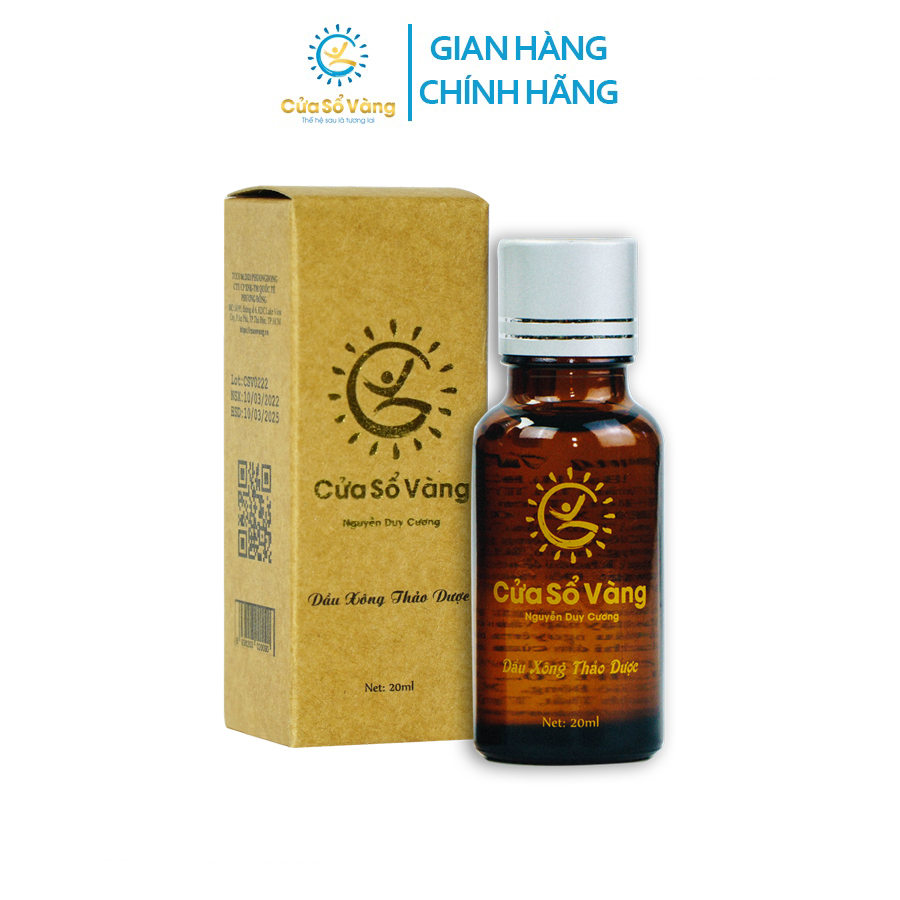 Tinh Dầu Thảo Dược Cửa Sổ Vàng (20ml)