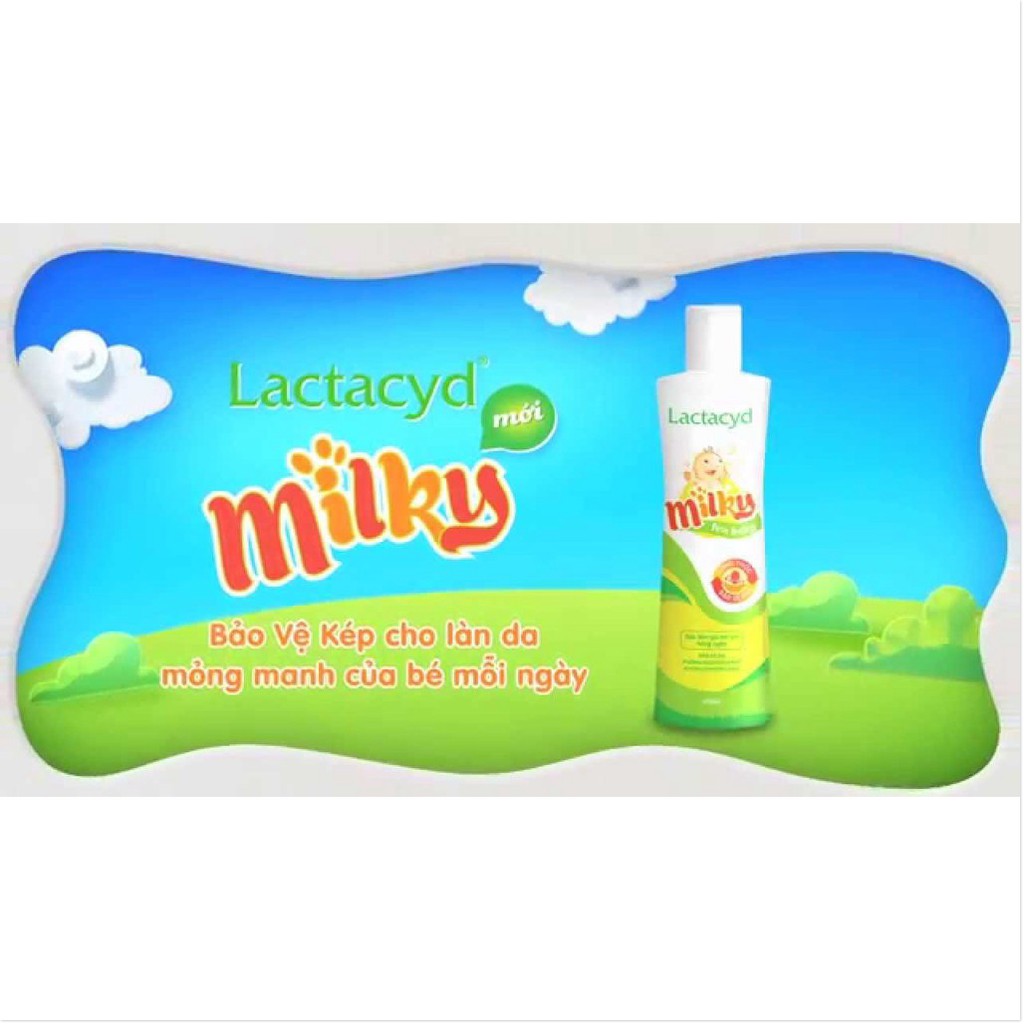 [HCM]Sữa Tắm Gội Trẻ Em Lactacyd Milky 250ml