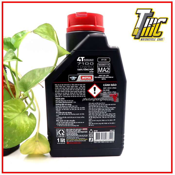 Nhớt Motul 7100 10W50 dành cho xe số (1 lít)