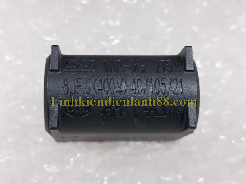 Tụ Bếp từ MKP 8UF 275VAC 400VDC Dáng Đứng Mới !