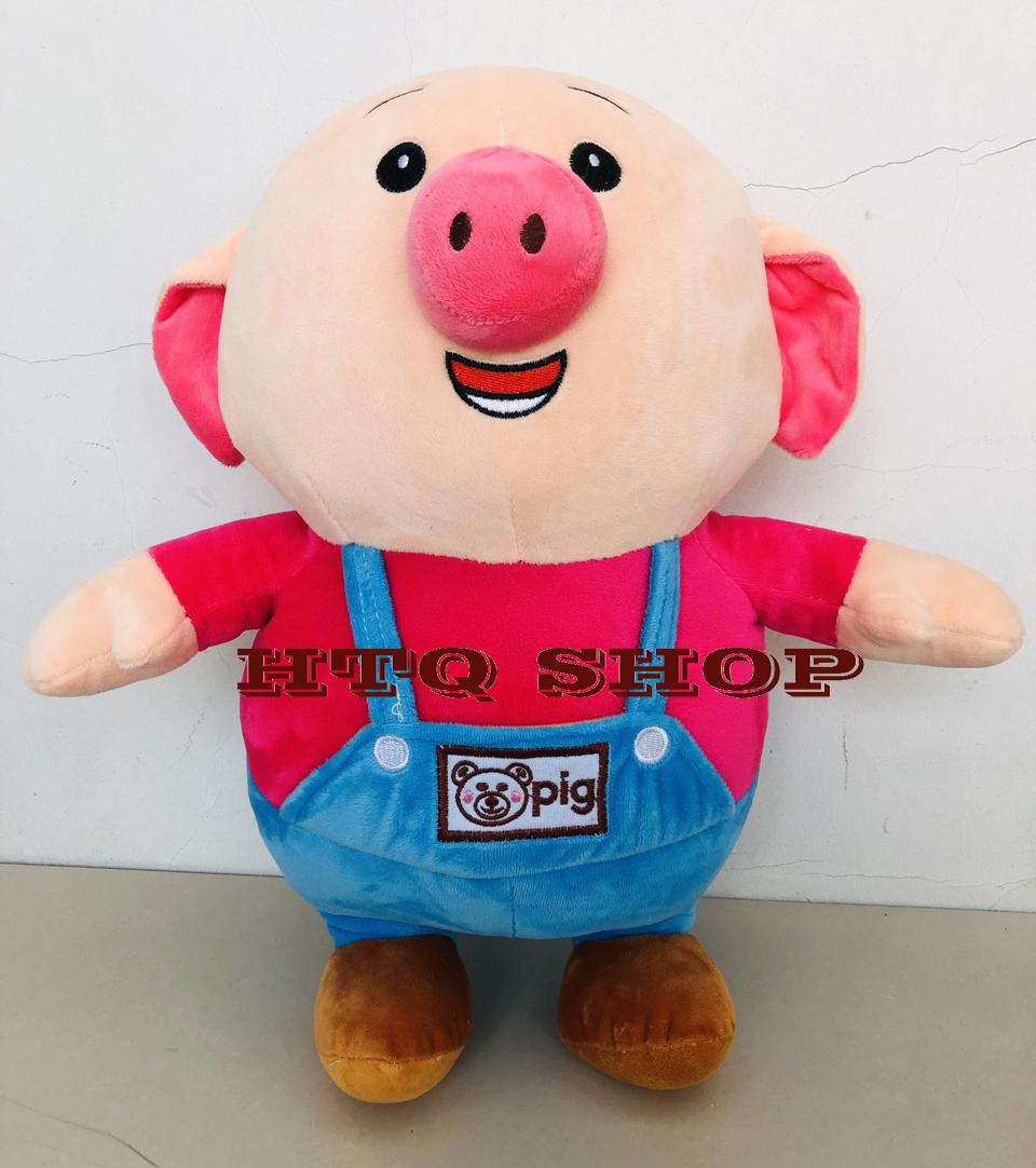 Gấu bông Heo dễ thương mặc yếm - 50cm