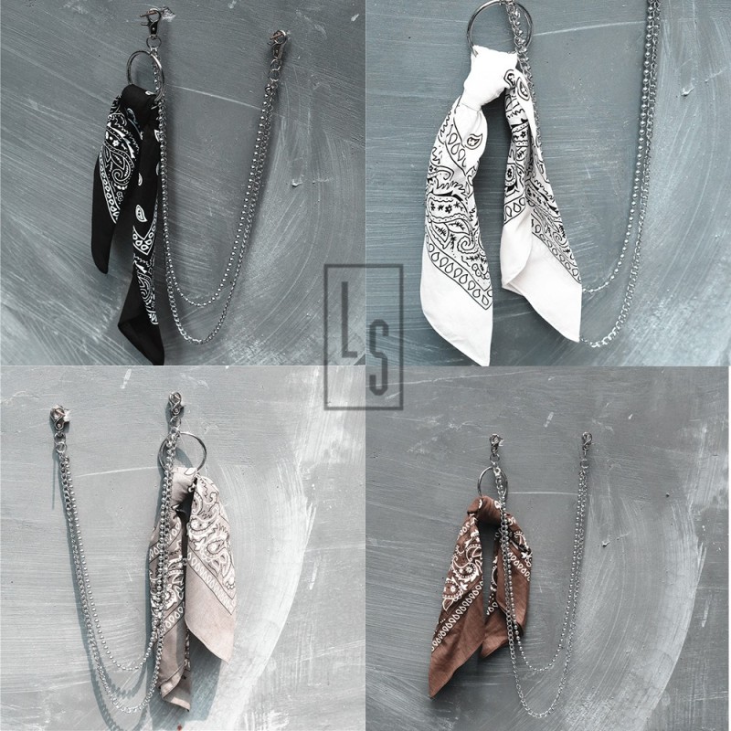 Dây xích Chain quần kèm Bandana phong cách Benjamin Tran