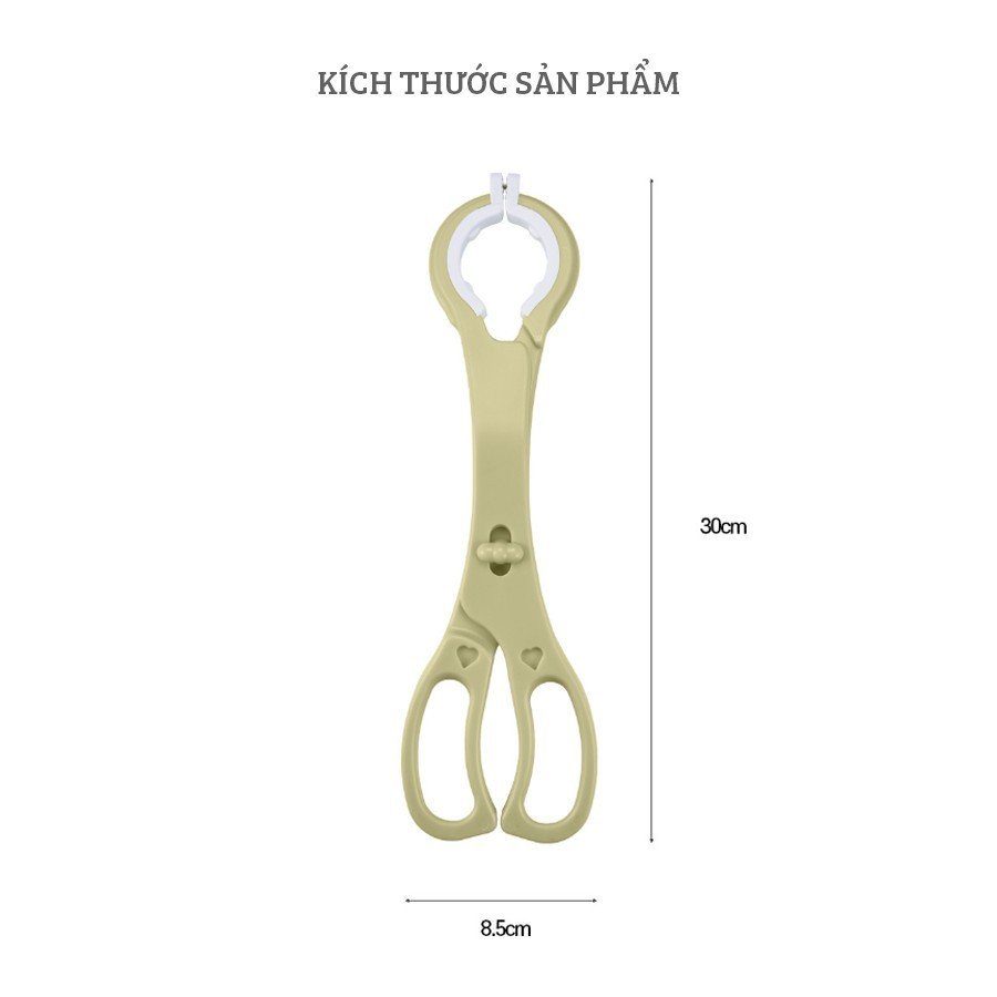 Kẹp tiệt trùng kéo gắp tiệt trùng bình sữa ti giả TGM đồ dùng tiệt trùng chịu nhiệt cao không trơn trượt