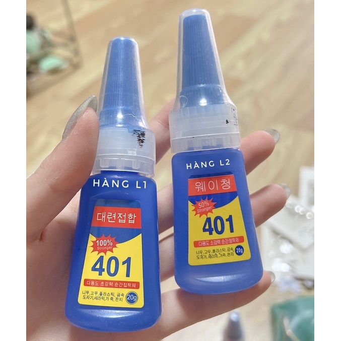 Keo 401 chuyên gắn móng gắn đá siêu chắc