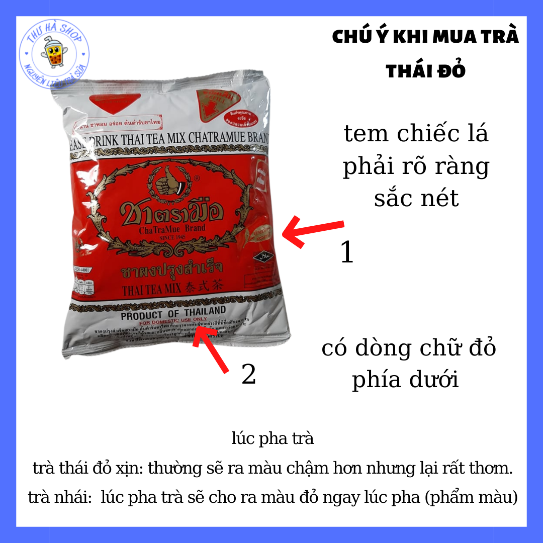 Trà Thái đỏ 400g pha trà sữa